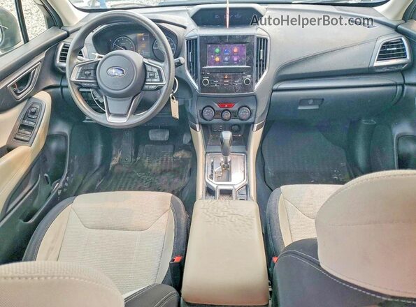 JF2SKACC7KH588371 2019 SUBARU ACCENT White Vista del cuadro de instrumentos