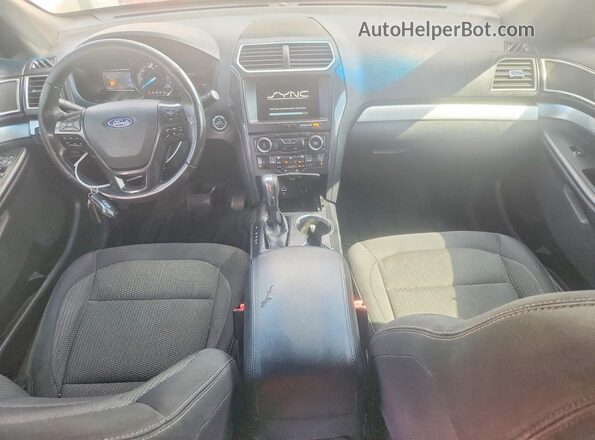 1FM5K7D84GGC86019 2016 FORD EXPLORER White Widok zestawu wskaźników