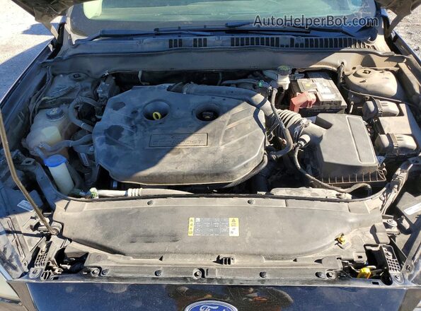 3FA6P0D95JR132063 2018 FORD FUSION Black Շարժիչի բաժամունքի տեսք