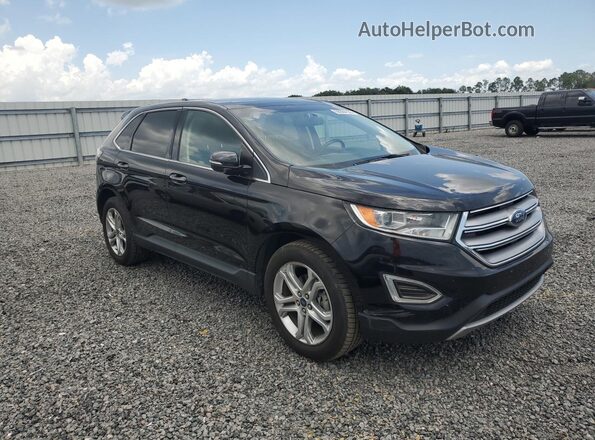 2FMPK3K97JBB41374 2018 FORD EDGE Black წინა ხედი
