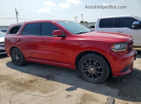 1C4SDJCTXHC785601 2017 DODGE DURANGO Red Front view