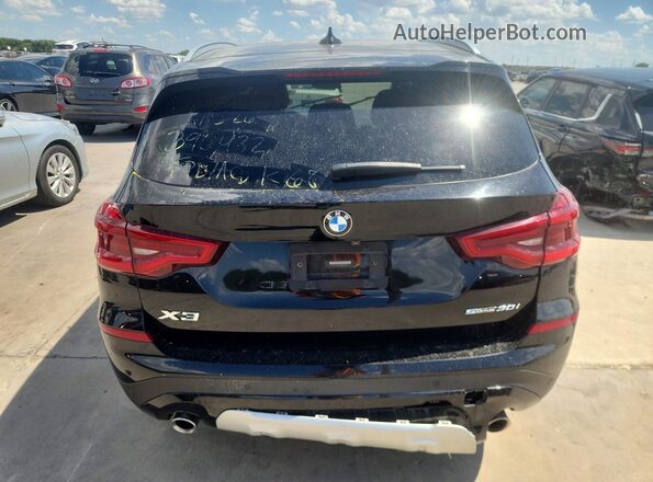 5UXTY3C01M9H69774 2021 BMW X3 Black Front interior view