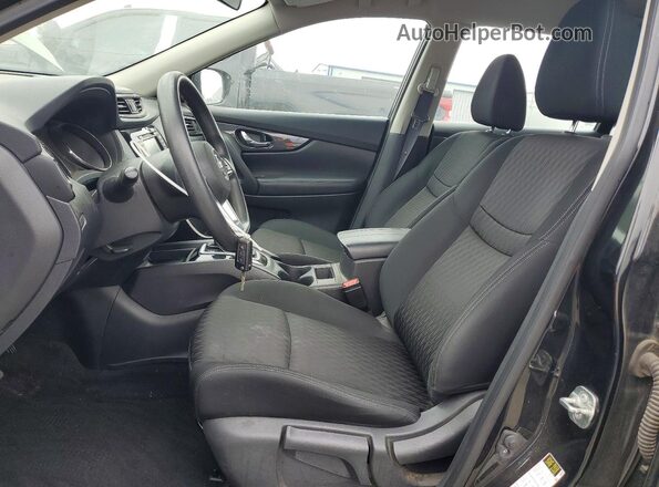 KNMAT2MV4JP552249 2018 NISSAN ROGUE Black Вид панелі приладів