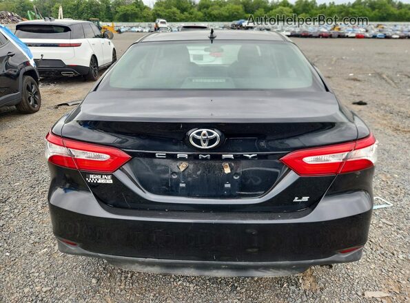 4T1B11HK2KU742490 2019 TOYOTA CAMRY Black წინა სალონის ხედი