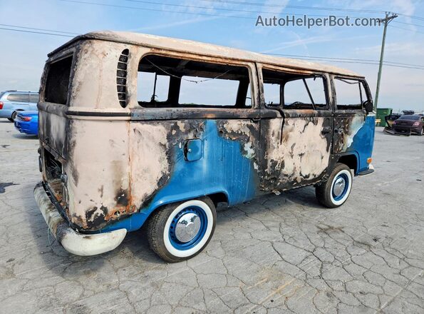 2212083462 1971 VOLKSWAGEN TRANSORTER Синий Задняя правая четверть