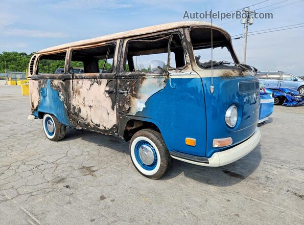 2212083462 1971 VOLKSWAGEN TRANSORTER Синий Передняя правая четверть