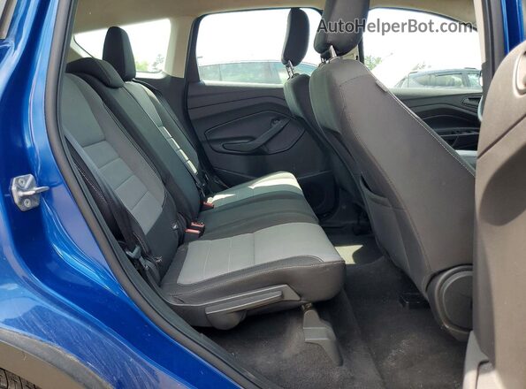 1FMCU0F78KUB49494 2019 FORD ESCAPE Blue Rear interior view