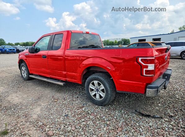 1FTEX1CB2JFE11015 2018 FORD F150 Red Задня права чверть