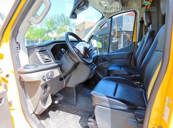 1FTBR1X82PKA73790 2023 FORD TRANSIT Yellow Rear seats view