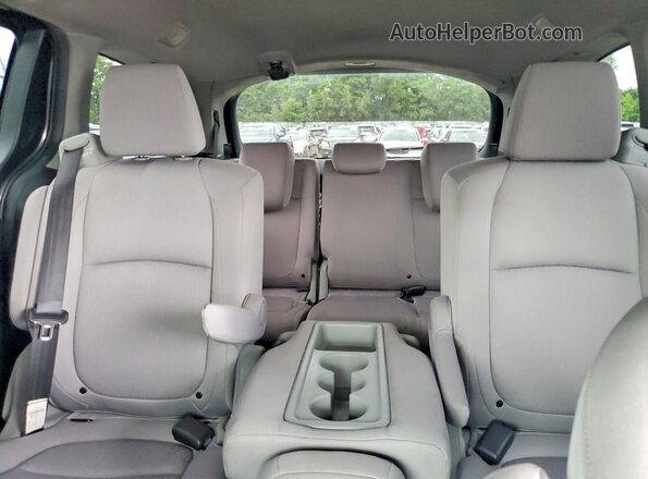 5FNRL6H56JB033217 2018 HONDA ODYSSEY Gray Widok wnętrza z tyłu