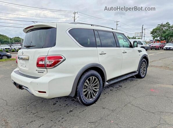 JN8AY2NE0J9734362 2018 NISSAN ARMADA Белый Вид спереди