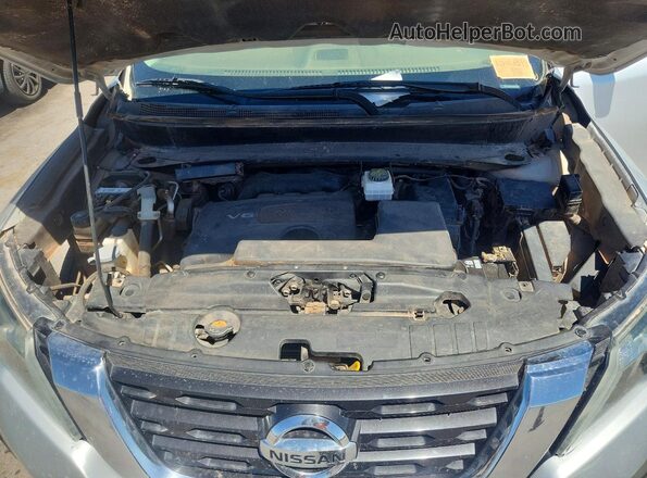 5N1DR2MM7HC659165 2017 NISSAN PATHFINDER Silver VIN կոդի պիտակի տեսք