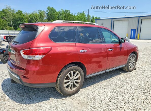 5N1AR2MM4GC655737 2016 NISSAN PATHFINDER Red Rear right