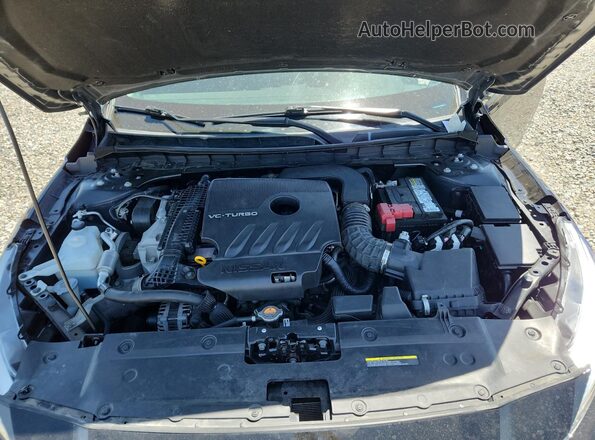 1N4AL4CV7LC222361 2020 NISSAN ALTIMA Black ძრავის განყოფილების ხედი