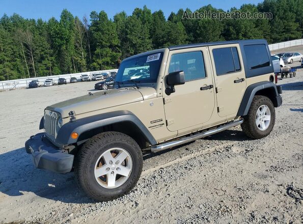 1C4BJWDG8JL858915 2018 JEEP WRANGLER Beige უკანა მარცხენა