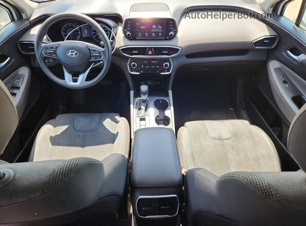 5NMS23AD2KH023059 2019 HYUNDAI SANTA White Սարքավորումների վահանակի տեսք