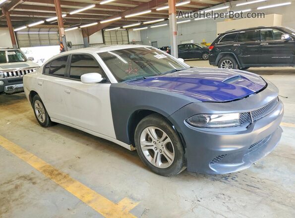 2C3CDXBG5NH129332 2022 DODGE CHARGER White Widok z przodu
