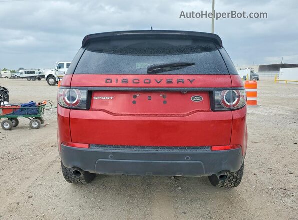 SALCR2BG7GH553869 2016 LAND ROVER DISCOVERY Red Вид салону спереду