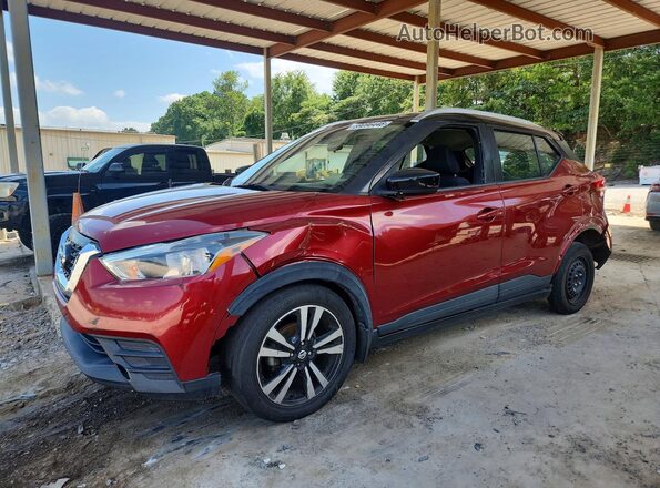 3N1CP5CU9KL565795 2019 NISSAN KICKS Red Trasero izquierdo
