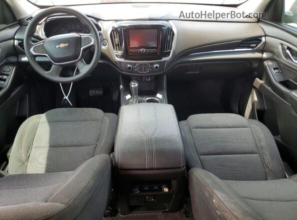 1GNERFKW6KJ111558 2019 CHEVROLET TRAVERSE Черный Вид щитка приборов