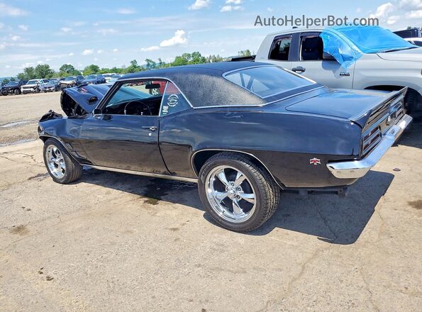 223379L109838 1969 PONTIAC FIREBIRD Black Trasero izquierdo
