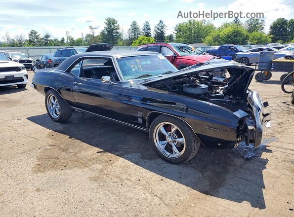 223379L109838 1969 PONTIAC FIREBIRD Black Delantero derecho