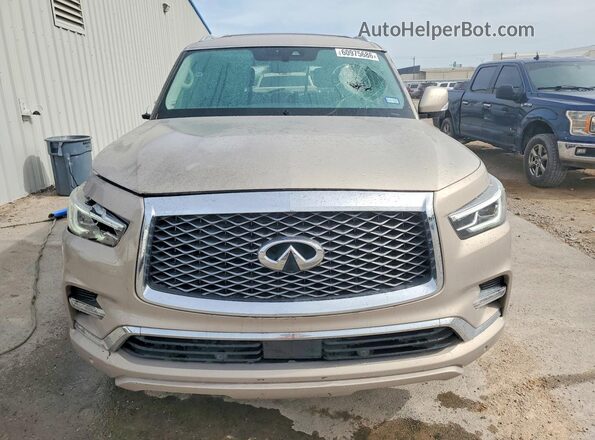 JN8AZ2NF0K9683792 2019 INFINITI QX80 Beige Դիմացի տեսք
