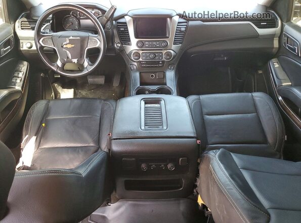 1GNSCHKC4HR151198 2017 CHEVROLET SUBURBAN Черный Вид щитка приборов