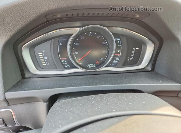 YV4612HK5G1008606 2016 VOLVO V60 White უკანა სავარძლების ხედი