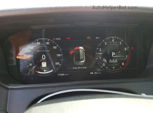 SALYL2EX3KA207693 2019 LAND ROVER RANGE ROVER Black უკანა სავარძლების ხედი