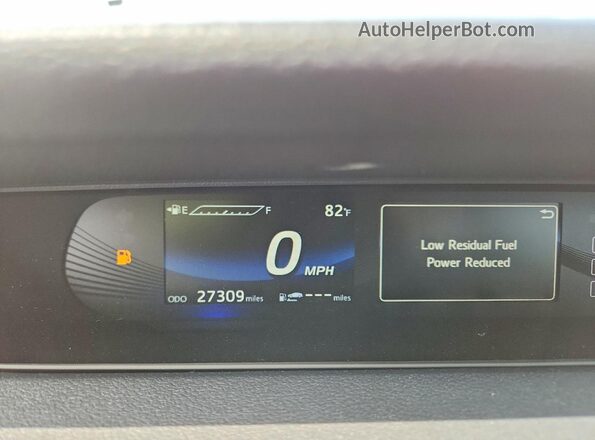 JTDBVRBD4GA000554 2016 TOYOTA MIRAI White Սարքավորումների վահանակի տեսք