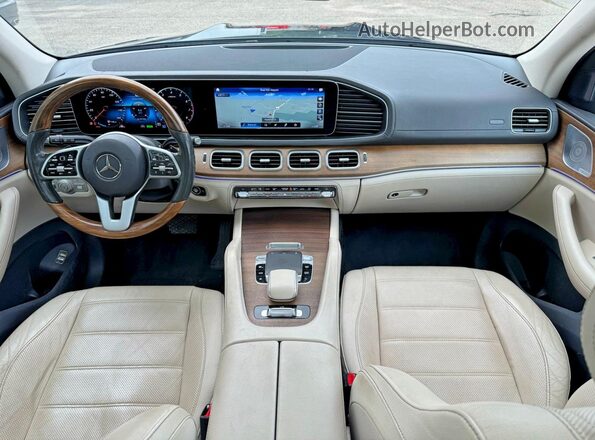 4JGFF5KE1LA104408 2020 MERCEDES-BENZ GLS-CLASS Blue Rear interior view