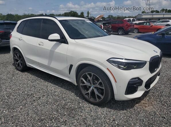 5UXCR4C04LLT19991 2020 BMW X5 White Widok z przodu