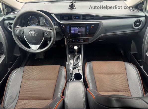 2T1BURHE0HC963127 2017 TOYOTA COROLLA Черный Вид задних сидений