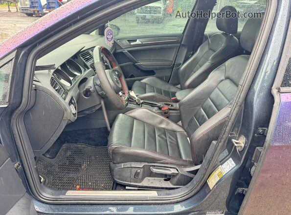 3VW6T7AU9LM017423 2020 VOLKSWAGEN GTI Blue VIN կոդի պիտակի տեսք