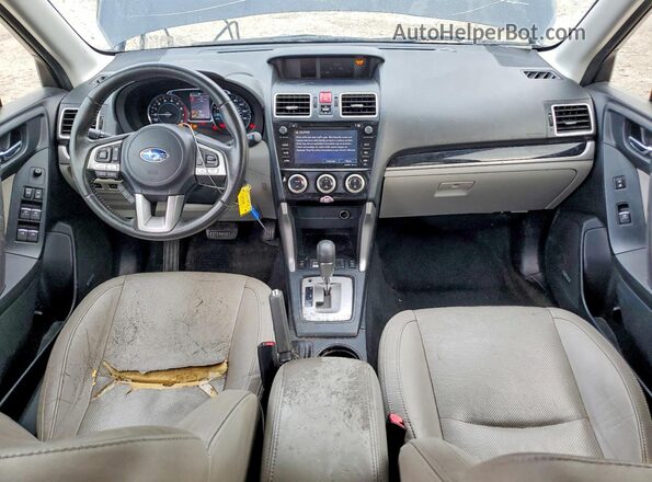JF2SJARC2JH509651 2018 SUBARU FORESTER Black Vista del cuadro de instrumentos