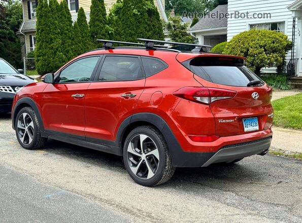 KM8J3CA26GU094705 2016 HYUNDAI TUCSON Burgundy Задня права чверть