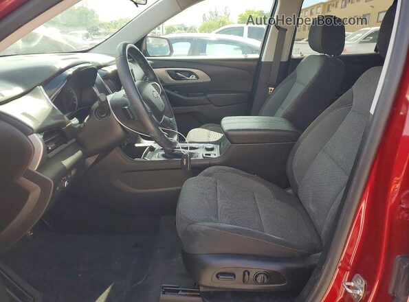1GNERGKW0MJ189634 2021 CHEVROLET TRAVERSE Red Առջևի վահանակի տեսք