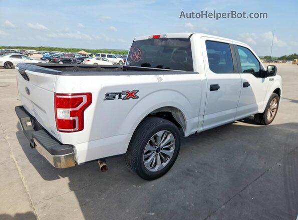 1FTEW1CP1JKD53582 2018 FORD F150 Белый Передняя правая четверть