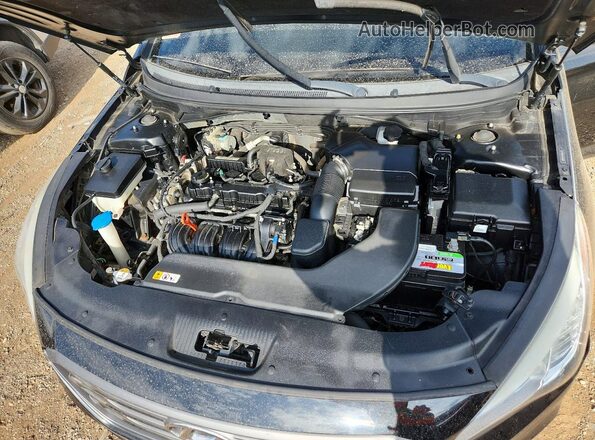 5NPE34AF5HH534715 2017 HYUNDAI SONATA Black Вид підкапотного простору