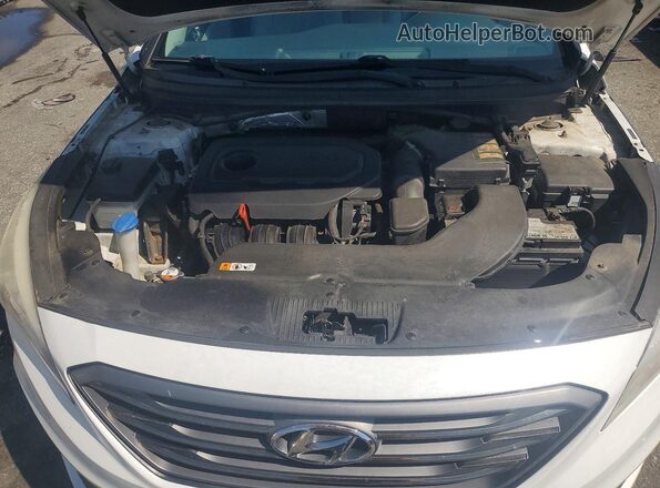 5NPE34AF4GH274712 2016 HYUNDAI SONATA White ძრავის განყოფილების ხედი