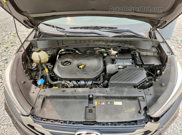 KM8J33A49JU712589 2018 HYUNDAI TUCSON Black VIN კოდის სტიკერის ხედი