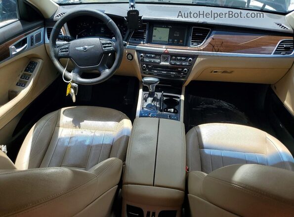 KMHGN4JE7JU271001 2018 GENESIS G80 Угольный Вид щитка приборов