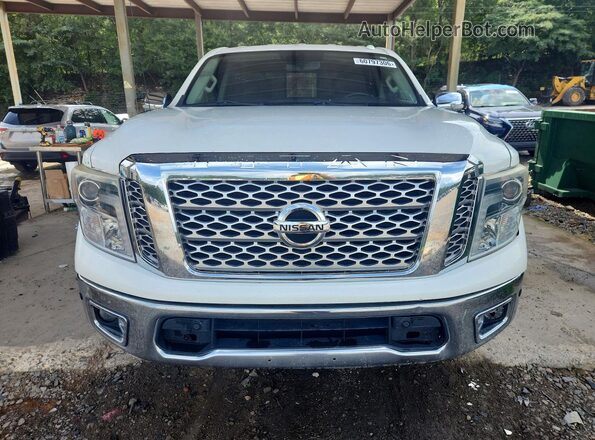 1N6AA1E62HN537775 2017 NISSAN TITAN Белый Вид сзади