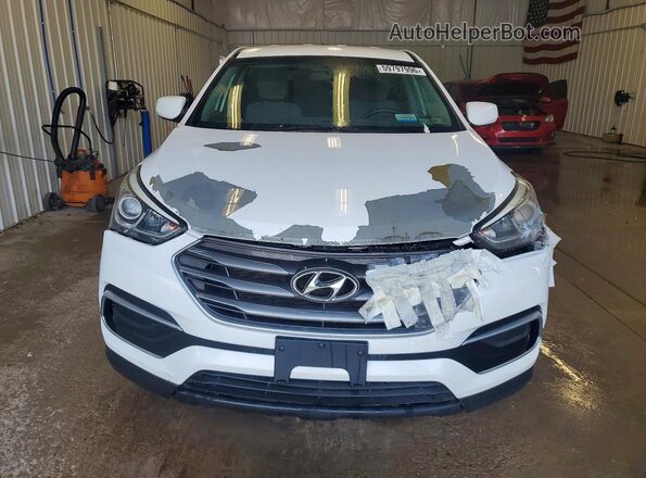 5NMZTDLB3JH088319 2018 HYUNDAI SANTA White Widok z tyłu
