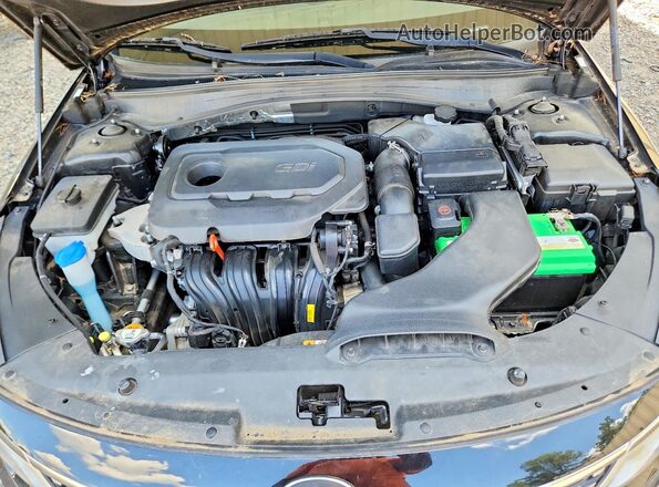 5XXGU4L38GG079300 2016 KIA OPTIMA Black Շարժիչի բաժամունքի տեսք