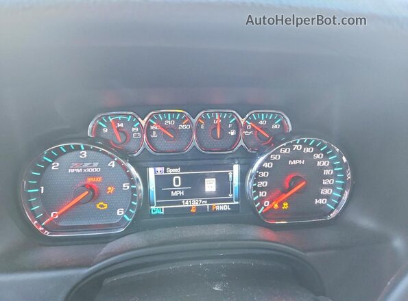 1GNSKBKC4HR226370 2017 CHEVROLET TAHOE Black Vista del cuadro de instrumentos