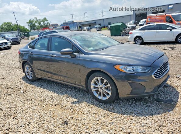 3FA6P0HDXLR172849 2020 FORD FUSION Gray Front view