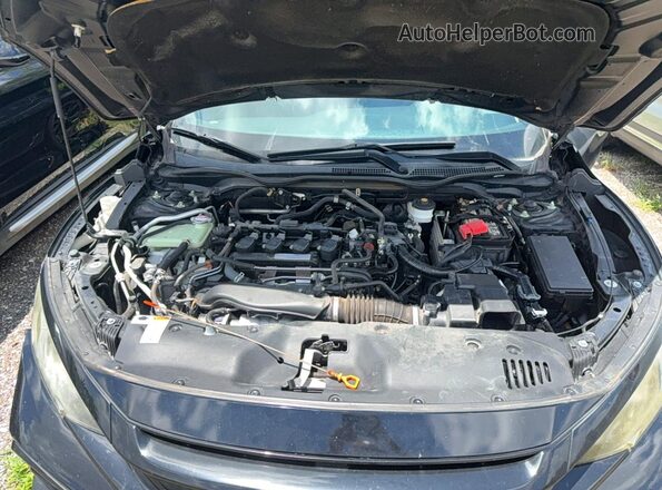 SHHFK7H46HU204690 2017 HONDA CIVIC Black Vista del salpicadero