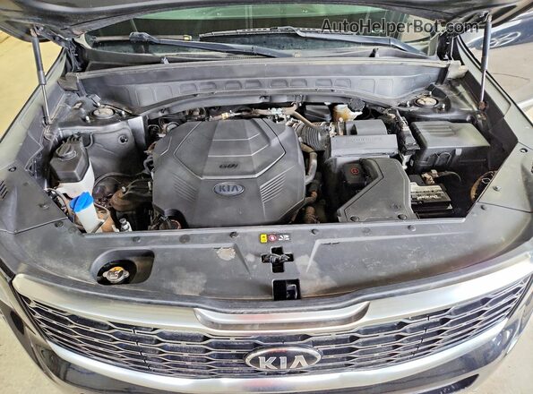 5XYP54HC7MG137393 2021 KIA TELLURIDE Black Vista de la etiqueta del VIN